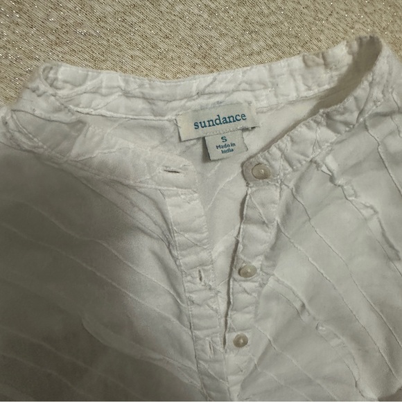 Sundance Women's White Blouse - Picture 3 of 5